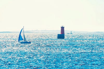 Ocean View by Manjik Pictures canvas print