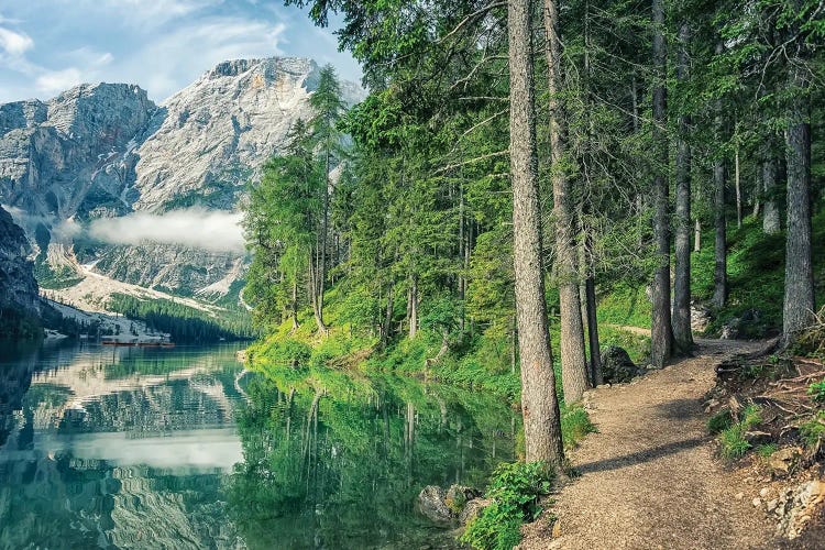 Morning In Braies by Manjik Pictures wall art