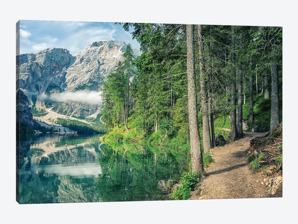 Morning In Braies by Manjik Pictures 1-piece Art Print