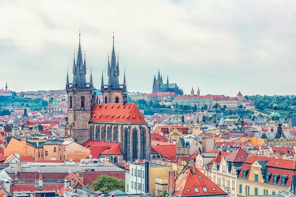 Czech Republic: Prague Roofs by Manjik Pictures