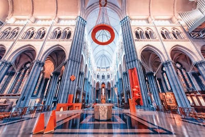 Cathedral In Lille by Manjik Pictures canvas print