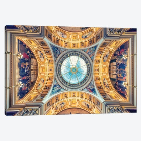 Cathedral Ceiling Canvas Print #EMN1214} by Manjik Pictures Canvas Wall Art