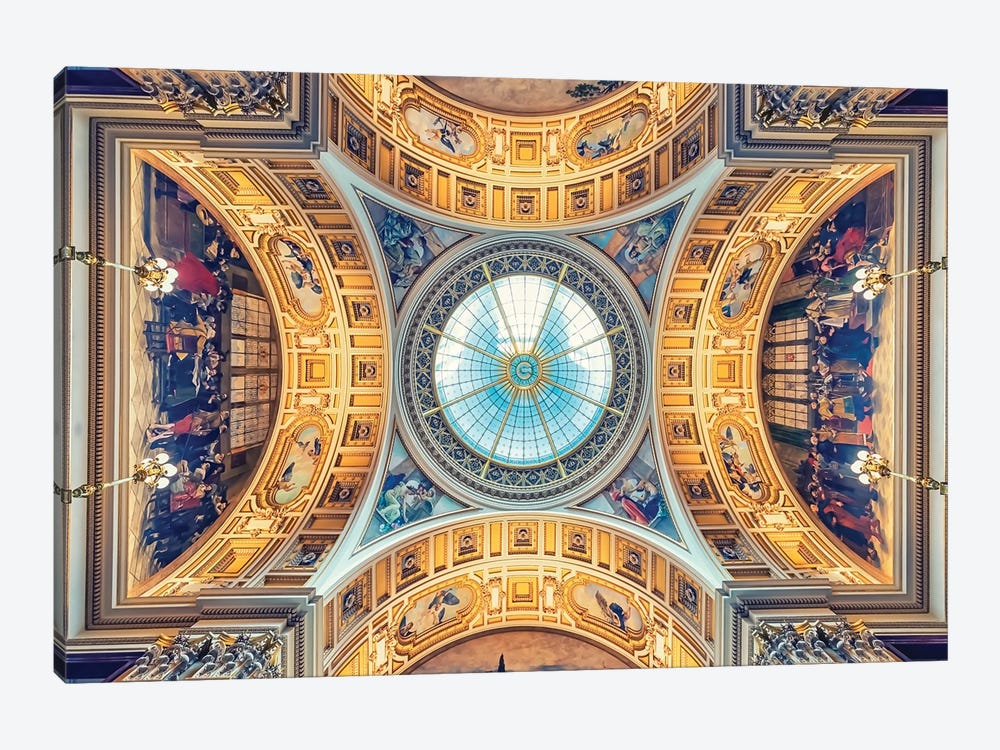 Cathedral Ceiling by Manjik Pictures 1-piece Canvas Artwork