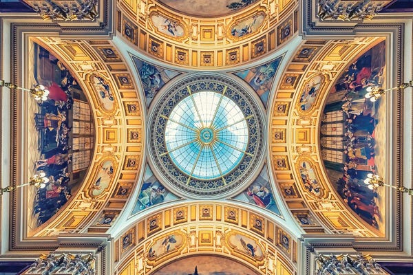 Interiors: Cathedral Ceiling by Manjik Pictures
