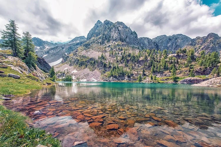 French Alps Lake