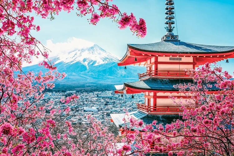 Japanese Landscape by Manjik Pictures wall art