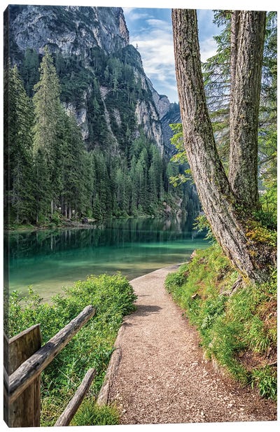 A Journey In The Dolomites Canvas Art Print - Manjik Pictures