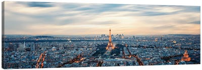 End Of The Day Canvas Art Print - Paris Photography