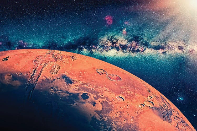Mars Planet by Manjik Pictures wall art