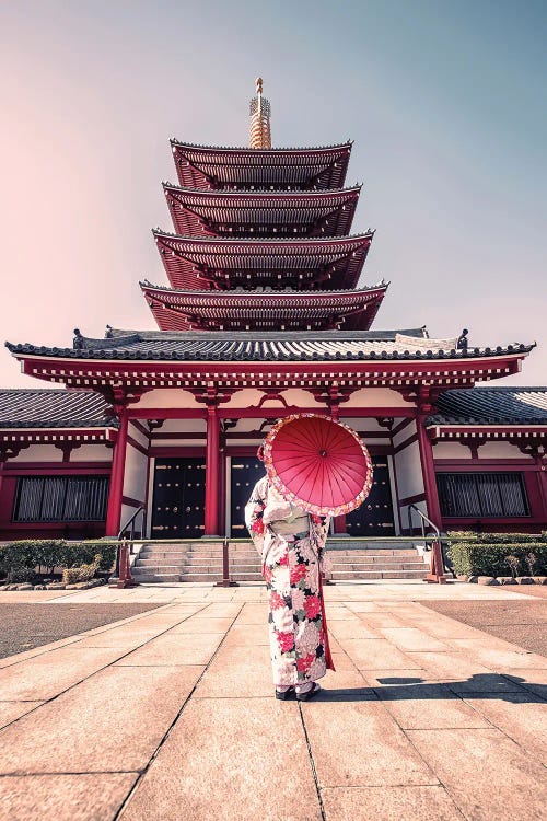 Traditional Tokyo by Manjik Pictures wall art