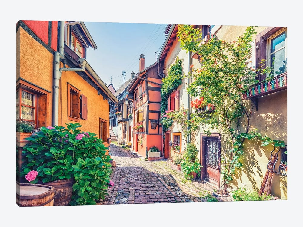 Eguisheim Village by Manjik Pictures 1-piece Canvas Art Print