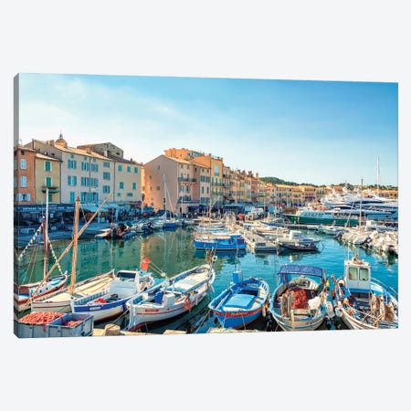 Saint Tropez Canvas Print #EMN1245} by Manjik Pictures Canvas Art Print