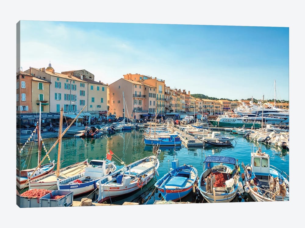 Saint Tropez by Manjik Pictures 1-piece Canvas Art