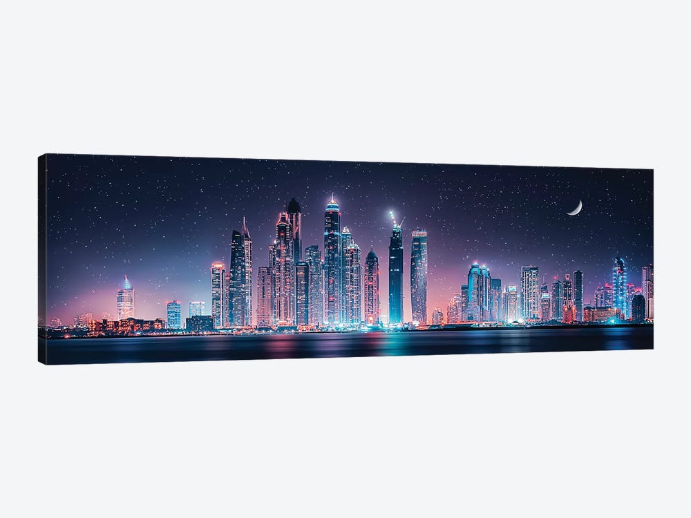 Under The Moonlight by Manjik Pictures 1-piece Canvas Art