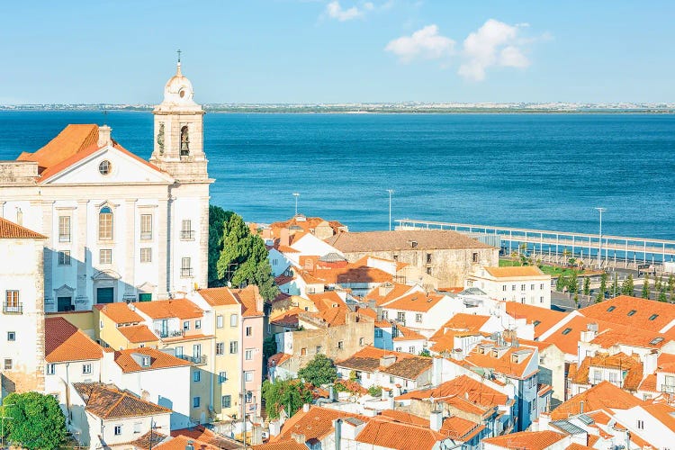 Lisbon Roofs by Manjik Pictures wall art