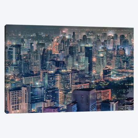 Urban Jungle Canvas Print #EMN125} by Manjik Pictures Canvas Wall Art