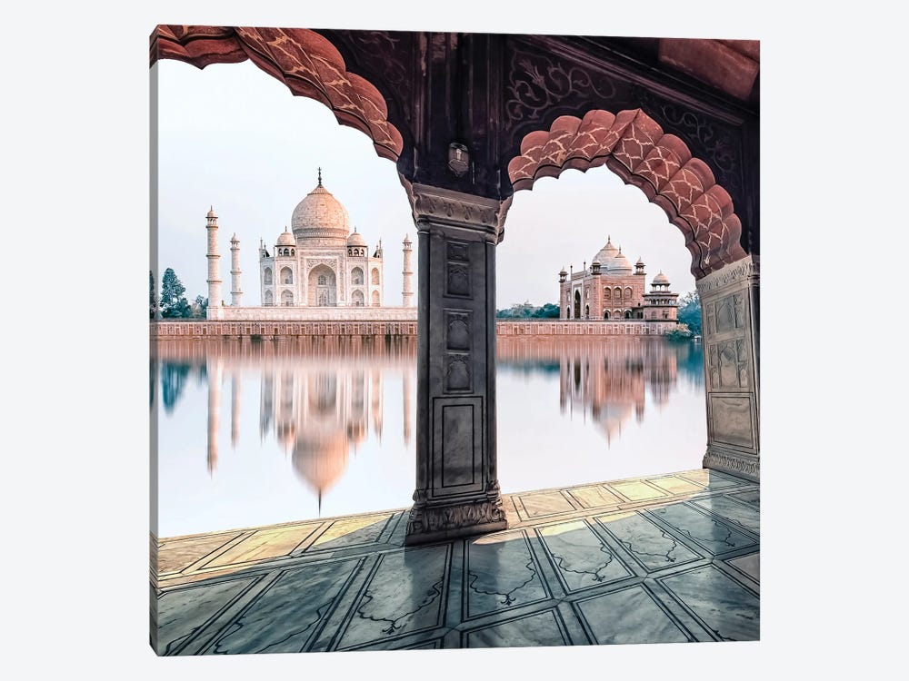 The Taj By The Arch by Manjik Pictures 1-piece Canvas Wall Art