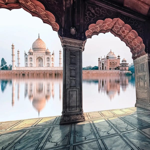 Agra: The Taj By The Arch by Manjik Pictures