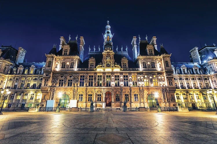 Paris City Hall by Manjik Pictures wall art
