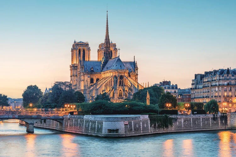 Notre-Dame At Sunset