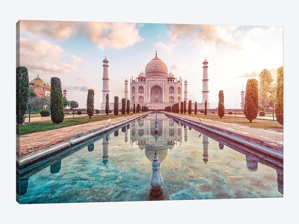 Sweet Light Over The Taj Mahal by Manjik Pictures 1-piece Art Print