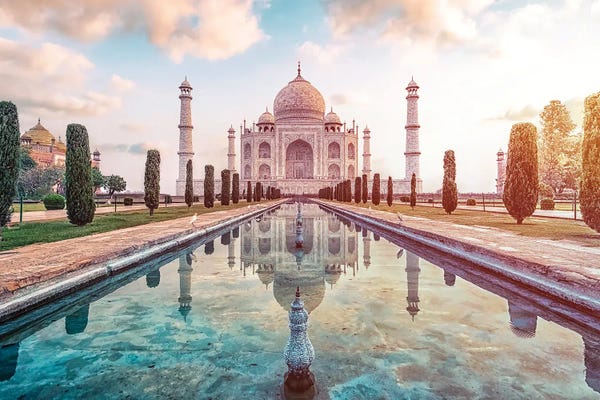 Wonders Of The World: Sweet Light Over The Taj Mahal by Manjik Pictures