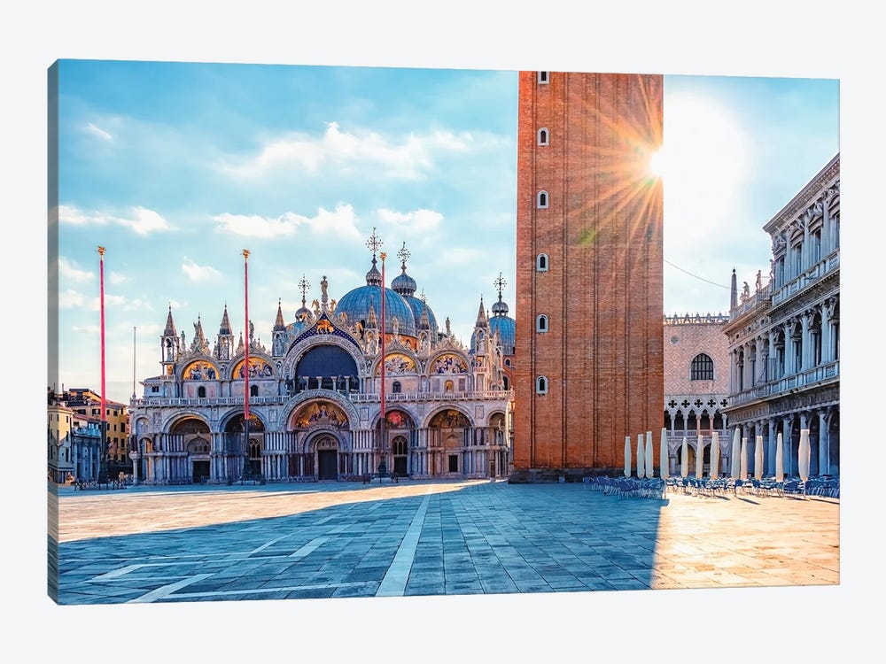 St Marks Square by Manjik Pictures 1-piece Art Print