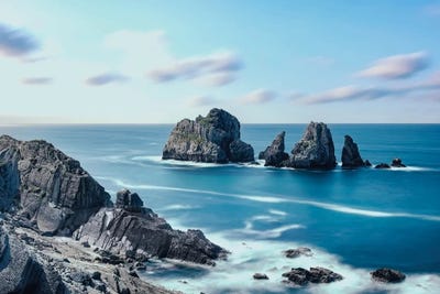 Atlantic Coastline by Manjik Pictures canvas print