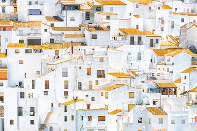 White Houses by Manjik Pictures canvas print