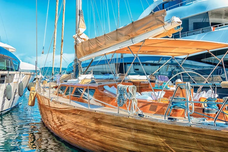 Yacht by Manjik Pictures wall art