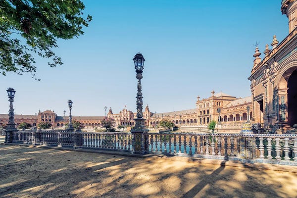 Andalusia: Seville Square by Manjik Pictures