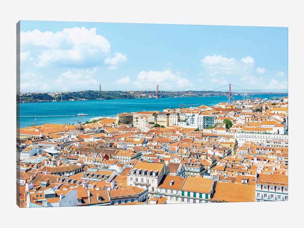 Lisbon In Summer by Manjik Pictures 1-piece Canvas Art