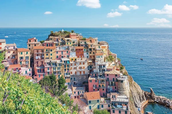 Liguria: Colorful Manarola by Manjik Pictures