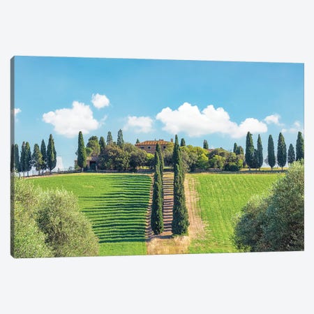 Tuscany Countryside Canvas Print #EMN1301} by Manjik Pictures Canvas Print