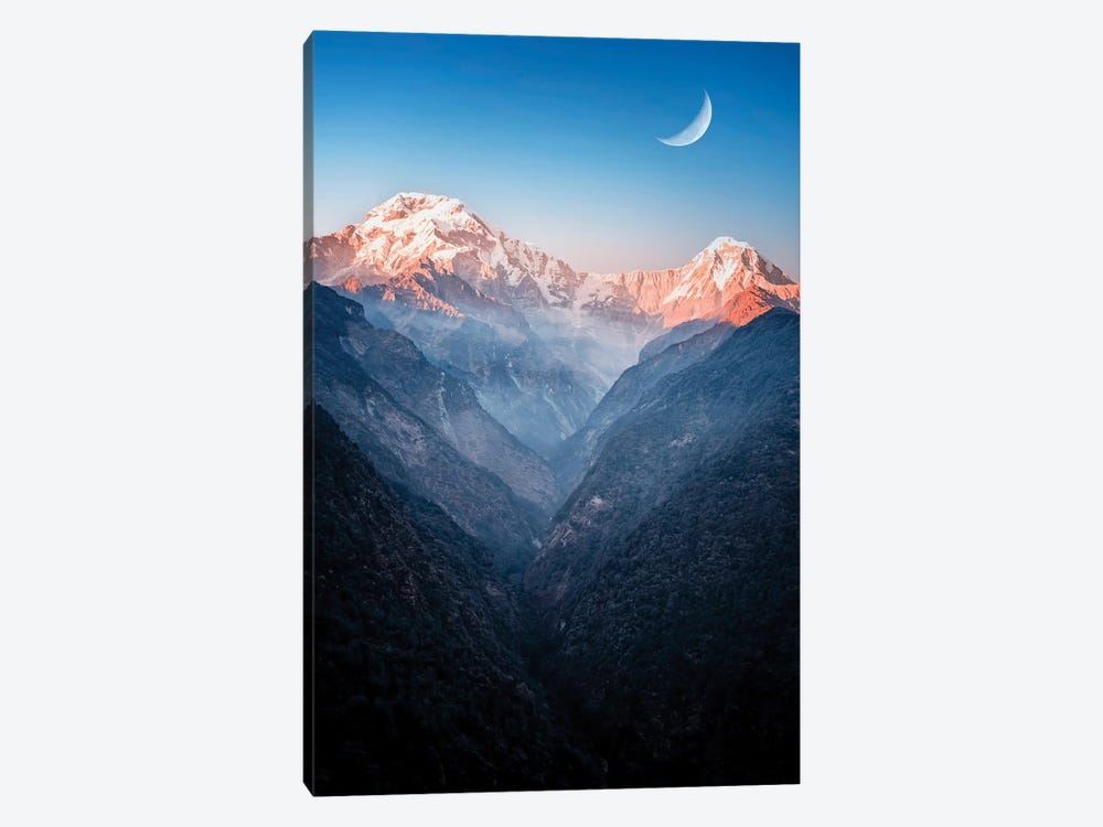 Himalayan Sunset by Manjik Pictures 1-piece Canvas Print