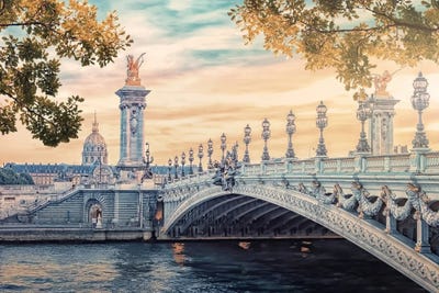 Paris At Fall by Manjik Pictures art print