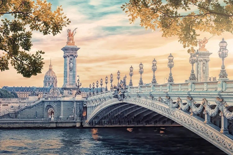 Paris At Fall by Manjik Pictures wall art