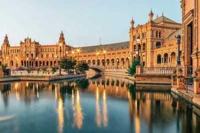 Seville At Dusk by Manjik Pictures art print