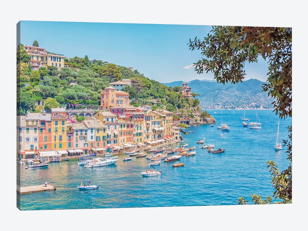 Italian Coastline by Manjik Pictures 1-piece Canvas Art