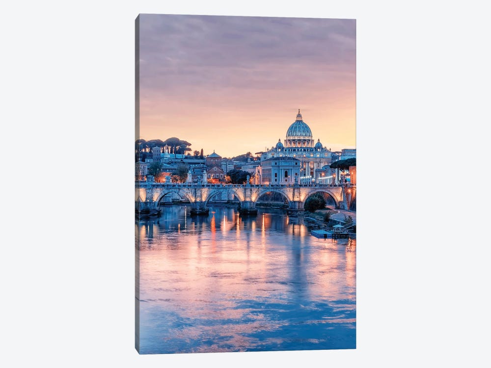 Sweet Light Over Rome by Manjik Pictures 1-piece Canvas Artwork