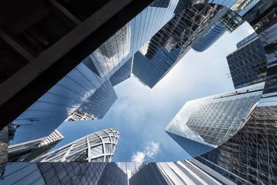 Modern City by Manjik Pictures multi panel art