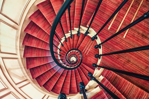 Staircases: Red Carpet by Manjik Pictures