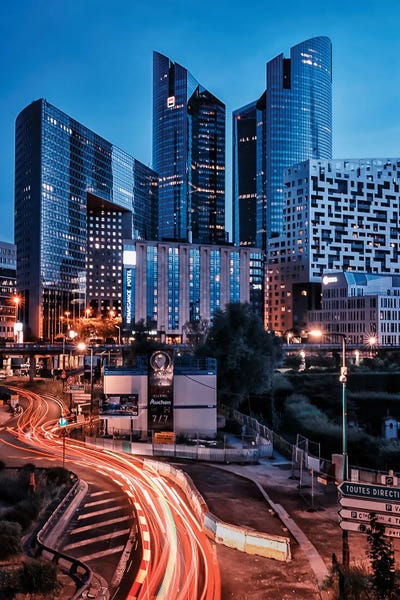 The Way To La Defense by Manjik Pictures canvas print