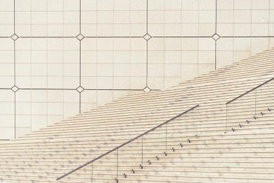 Geometric City by Manjik Pictures metal wall art