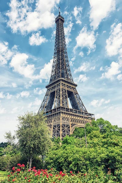 Canvas Print: Garden In Paris by Manjik Pictures