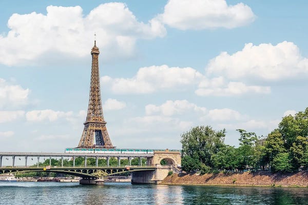 Eiffel Tower: Beautiful Day by Manjik Pictures