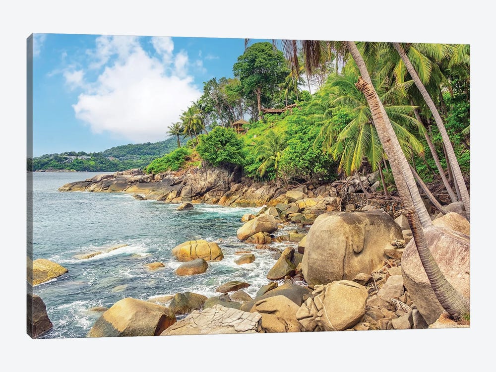 Phuket Coastline by Manjik Pictures 1-piece Canvas Art