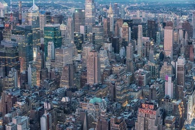 Manhattan Buildings by Manjik Pictures multi panel art