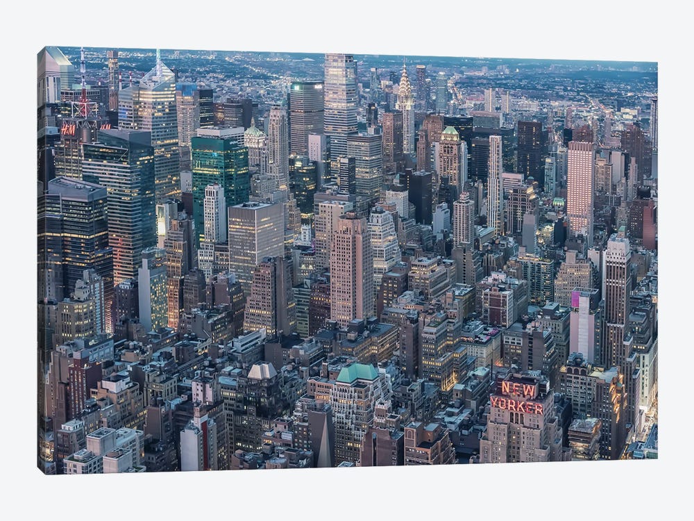 Manhattan Buildings by Manjik Pictures 1-piece Canvas Wall Art