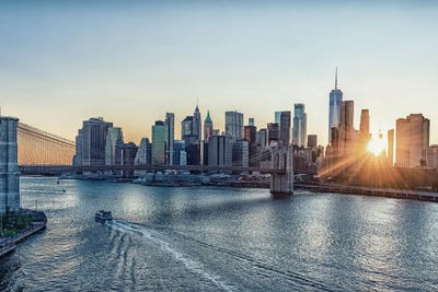 Manhattan Evening by Manjik Pictures multi panel art